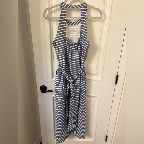 1901 blue and white striped jumpsuit - Picture 4 of 4
